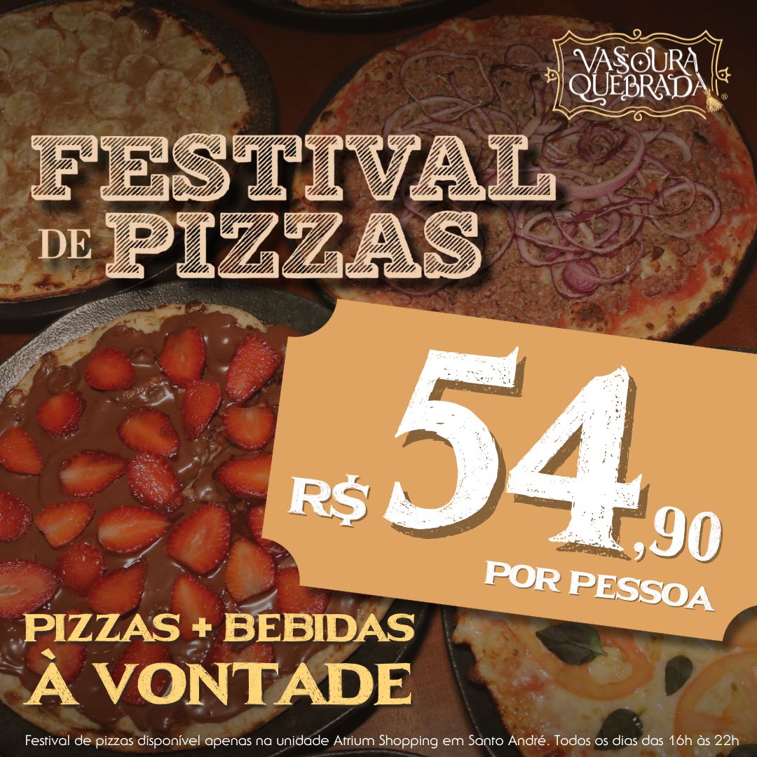 FESTIVAL DE PIZZAS - VASSOURA QUEBRADA PARQUE