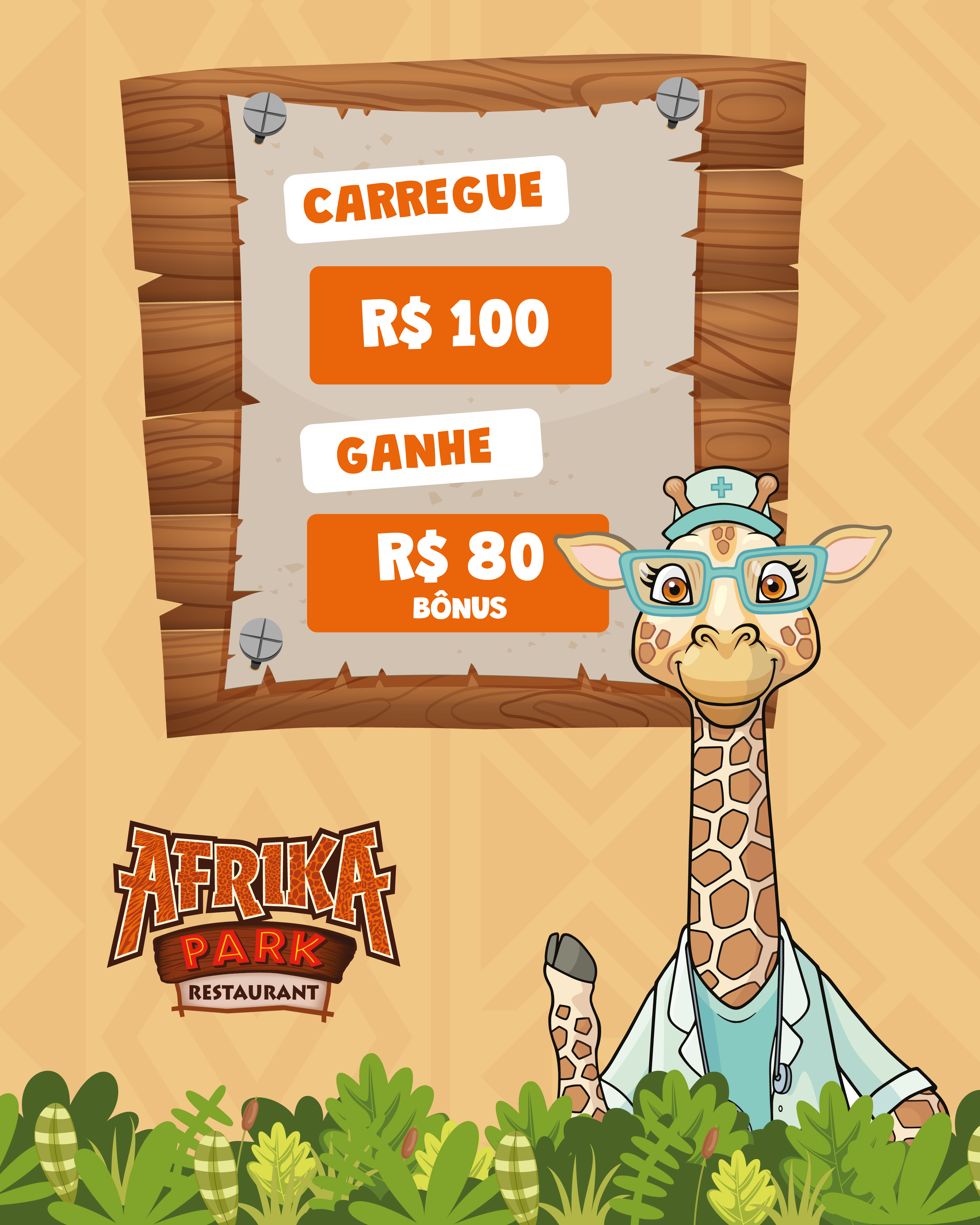 CARREGUE E GANHE | AFRIKA PARK | COMBO FAFÁ ALTINA