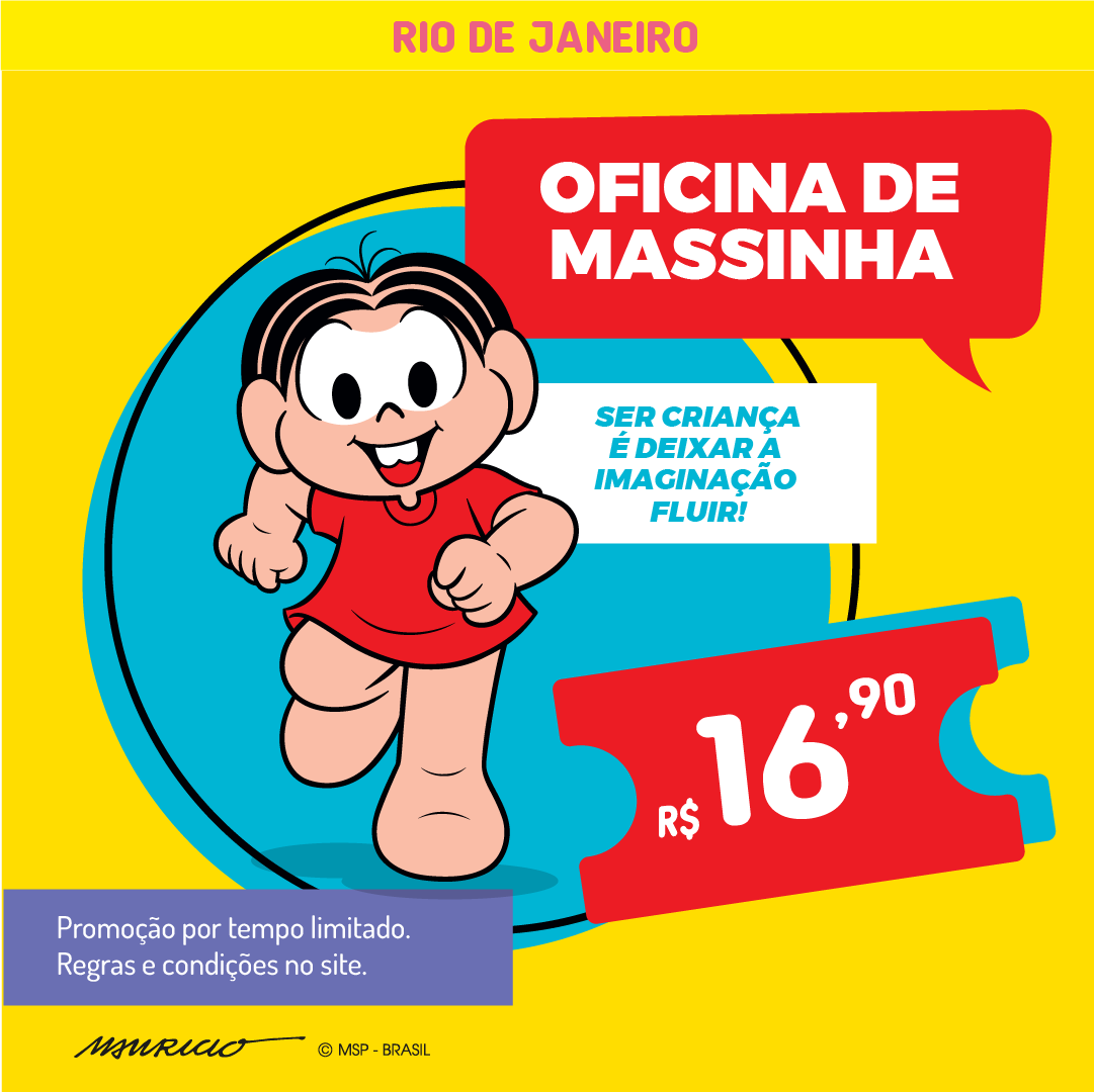 Oficina De Massinha Especial EstaÇÃo Turma Da Monica Rio De Janeiro Dias 17 Ou 18 De Setembro 2022 